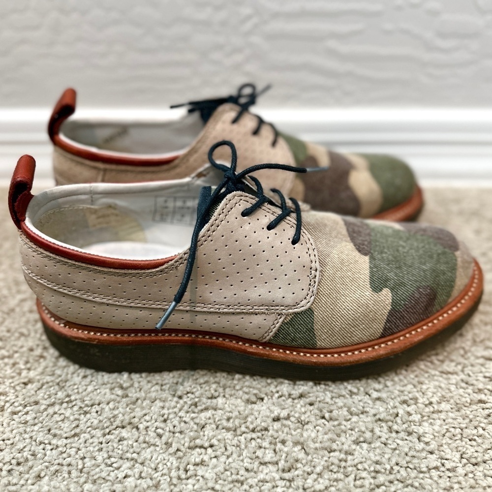 Dr. Martens Men’s Ronnie Fieg Camouflage Twill & Leather Eldridge Shoes